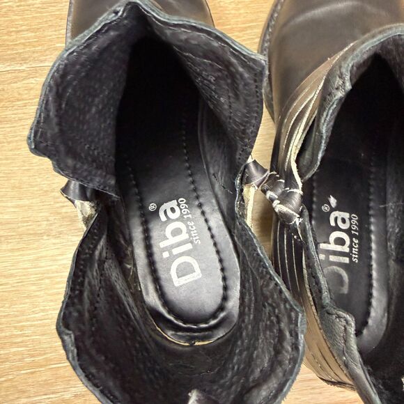 Diba Skyler Women's Ankle Boot Bootie Fall Heel Western Leather Black Size 7.5 - Picture 10 of 10